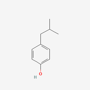 4-Isobutylphenol chemical structure (CAS 4167-74-2)