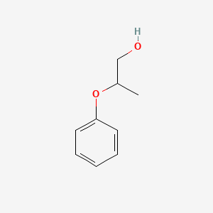 2-Phenoxypropanol chemical structure (CAS 4169-04-4)