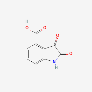 2,3-Dioxoindoline-4-carboxylic acid chemical structure (CAS 41704-95-4)