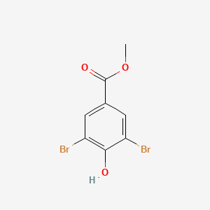 Methyl 3,5-dibromo-4-hydroxybenzoate chemical structure (CAS 41727-47-3)