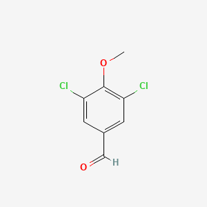 3,5-Dichloro-4-methoxybenzaldehyde chemical structure (CAS 41727-58-6)