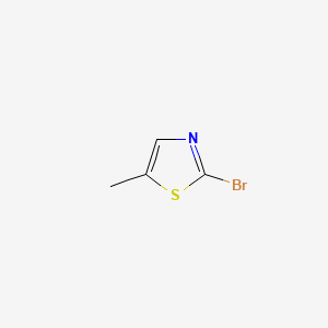 2-Bromo-5-methylthiazole chemical structure (CAS 41731-23-1)
