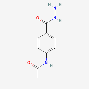 N-(4-(Hydrazinecarbonyl)phenyl)acetamide chemical structure (CAS 41764-73-2)