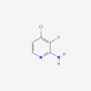 4-Chloro-3-iodopyridin-2-amine chemical structure (CAS 417721-69-8)