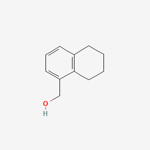 (5,6,7,8-Tetrahydronaphthalen-1-yl)methanol chemical structure (CAS 41790-30-1)