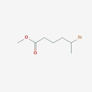 Methyl 5-bromohexanoate chemical structure (CAS 41796-82-1)