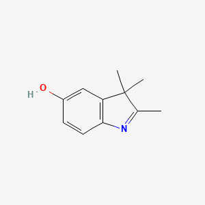 2,3,3-Trimethyl-3H-indol-5-ol chemical structure (CAS 41797-88-0)