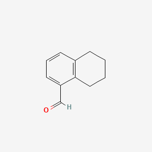 5,6,7,8-Tetrahydronaphthalene-1-carbaldehyde chemical structure (CAS 41828-13-1)