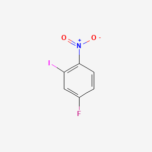 4-Fluoro-2-iodo-1-nitrobenzene chemical structure (CAS 41860-64-4)