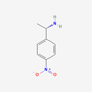 (S)-1-(4-Nitrophenyl)ethanamine chemical structure (CAS 4187-53-5)