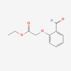 Ethyl 2-(2-formylphenoxy)acetate chemical structure (CAS 41873-61-4)