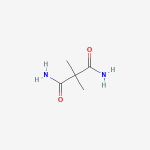 2,2-Dimethylmalonamide chemical structure (CAS 41882-44-4)