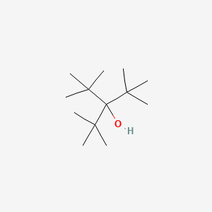 3-(Tert-butyl)-2,2,4,4-tetramethylpentan-3-ol chemical structure (CAS 41902-42-5)