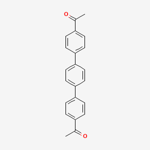 1,4-Bis(4-acetylphenyl)benzene chemical structure (CAS 4191-07-5)