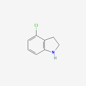 4-Chloroindoline chemical structure (CAS 41910-64-9)