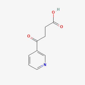 4-Oxo-4-(pyridin-3-yl)butanoic acid chemical structure (CAS 4192-31-8)