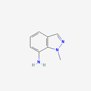 7-Amino-1-methylindazole chemical structure (CAS 41926-06-1)