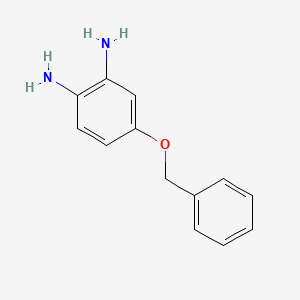 4-(Benzyloxy)benzene-1,2-diamine chemical structure (CAS 41927-17-7)