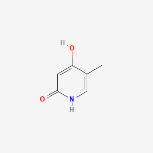 4-Hydroxy-5-methylpyridin-2(1H)-one chemical structure (CAS 41935-71-1)