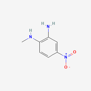 N1-Methyl-4-nitrobenzene-1,2-diamine chemical structure (CAS 41939-61-1)