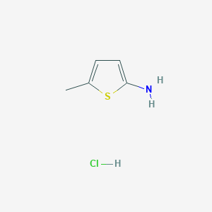 5-Methylthiophen-2-amine hydrochloride chemical structure (CAS 41940-48-1)