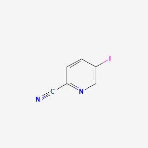 2-Cyano-5-iodopyridine chemical structure (CAS 41960-47-8)