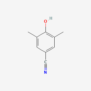 4-Hydroxy-3,5-dimethylbenzonitrile chemical structure (CAS 4198-90-7)