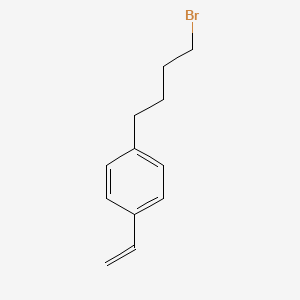 1-(4-Bromobutyl)-4-vinylbenzene chemical structure (CAS 41996-97-8)