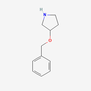 3-(Benzyloxy)pyrrolidine chemical structure (CAS 420137-14-0)