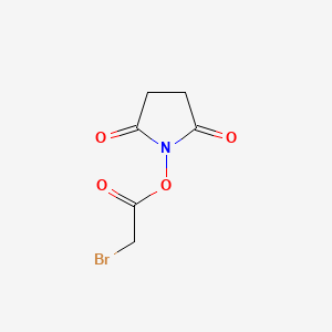 2,5-Dioxopyrrolidin-1-yl 2-bromoacetate chemical structure (CAS 42014-51-7)