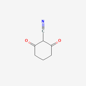 2,6-Dioxocyclohexanecarbonitrile chemical structure (CAS 42038-85-7)
