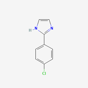 2-(4-Chlorophenyl)-1H-imidazole chemical structure (CAS 4205-05-4)