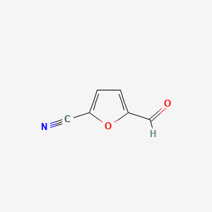 5-Formylfuran-2-carbonitrile chemical structure (CAS 42061-89-2)