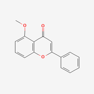 5-Methoxy-2-phenyl-4H-chromen-4-one chemical structure (CAS 42079-78-7)