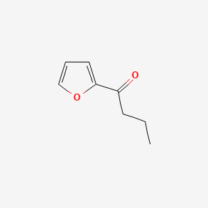 1-(Furan-2-yl)butan-1-one chemical structure (CAS 4208-57-5)