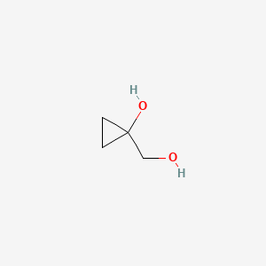 1-(Hydroxymethyl)cyclopropanol chemical structure (CAS 42082-92-8)