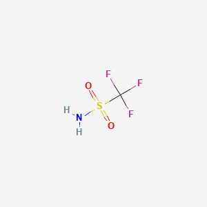 Trifluoromethanesulfonamide chemical structure (CAS 421-85-2)