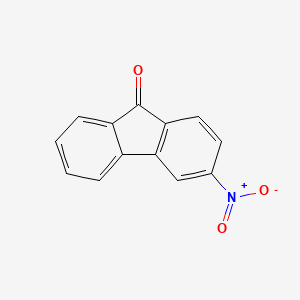 3-Nitro-9H-fluoren-9-one chemical structure (CAS 42135-22-8)