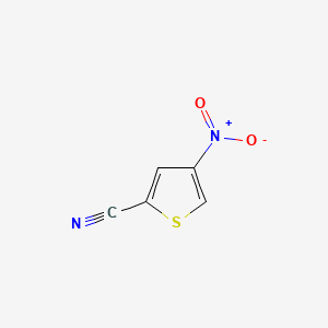 4-Nitrothiophene-2-carbonitrile chemical structure (CAS 42137-24-6)