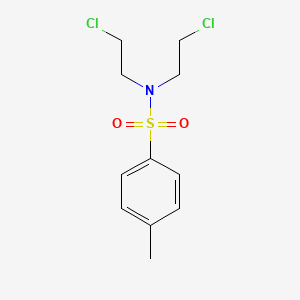 N,N-Bis(2-chloroethyl)-4-methylbenzenesulfonamide chemical structure (CAS 42137-88-2)