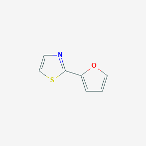 2-(Furan-2-yl)thiazole chemical structure (CAS 42140-91-0)