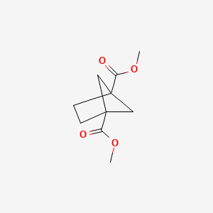 Dimethyl bicyclo[2.1.1]hexane-1,4-dicarboxylate chemical structure (CAS 42145-38-0)