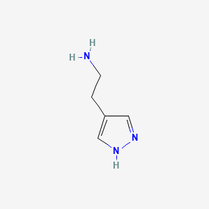 2-(4-Pyrazolyl)ethylamine chemical structure (CAS 42150-24-3)