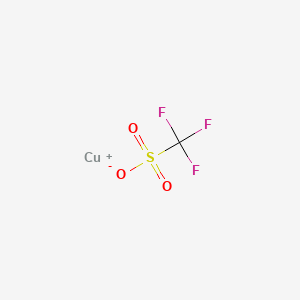 (Trifluoromethylsulfonyloxy) copper(I) chemical structure (CAS 42152-44-3)