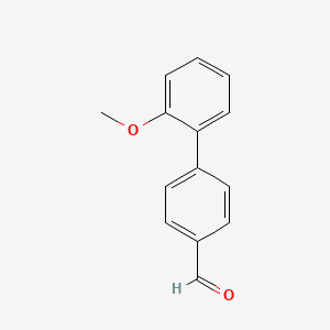 2'-Methoxy-[1,1'-biphenyl]-4-carbaldehyde chemical structure (CAS 421553-62-0)