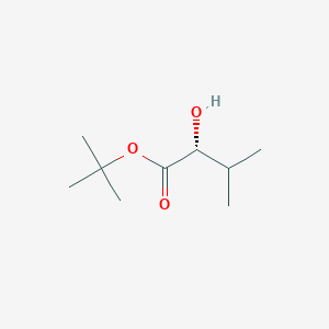 (R)-tert-Butyl 2-hydroxy-3-methylbutanoate chemical structure (CAS 4216-96-0)