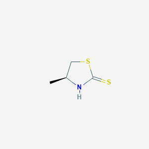 (S)-4-Methylthiazolidine-2-thione chemical structure (CAS 42163-67-7)
