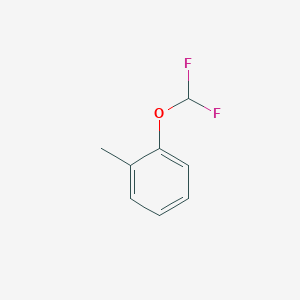 2-Difluoromethoxytoluene chemical structure (CAS 42173-52-4)