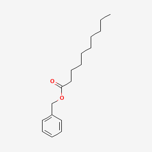 Benzyl decanoate chemical structure (CAS 42175-41-7)