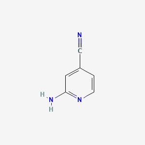2-Amino-4-cyanopyridine chemical structure (CAS 42182-27-4)